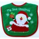 嬰兒聖誕口水肩 - My 1st Christmas - Santa in carriage(Green)